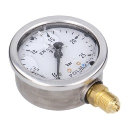 Glicerino manometras m63 0 25 bar g1 4 polmo