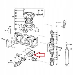 Siurblio diafragma tinka Comet 45 mm siurbliui