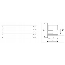 Išleidimo jungtis, bako nutekėjimas 1 2 arag