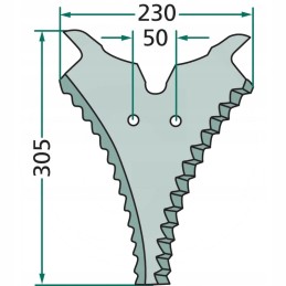 Noz 5mm Strautmann 52550436501f