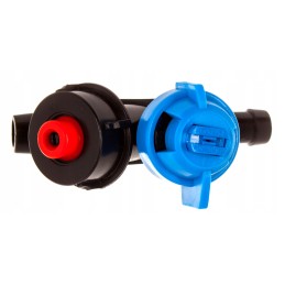 Purkštuvo komplektas, pralaidumo rinkinys su apsauga nuo lašėjimo v