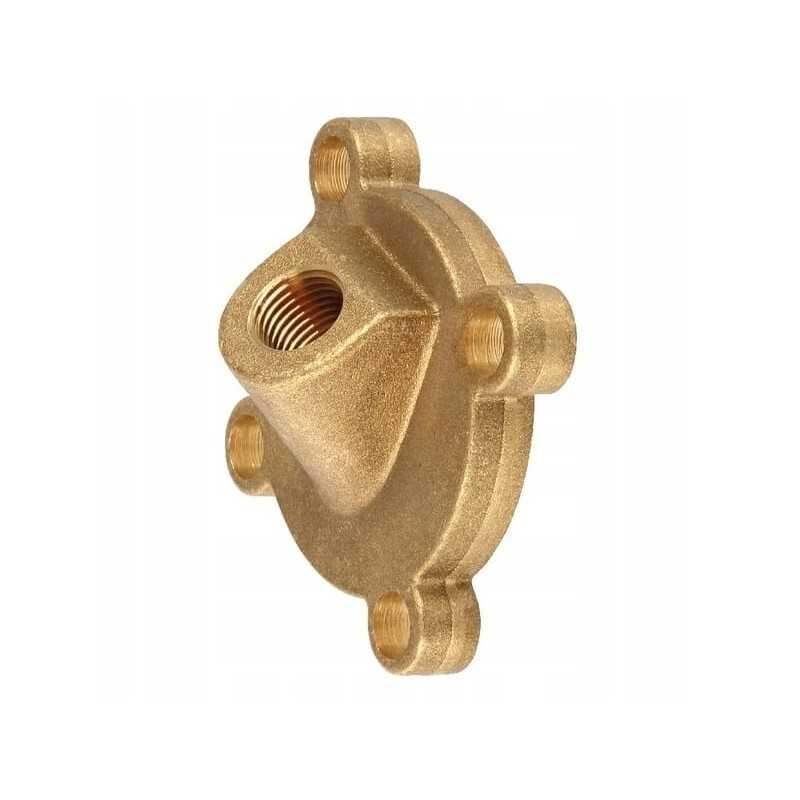 Slėgio matuoklio jungtis 1 4 BSP, žalvaris