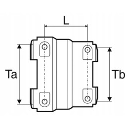 Adapterio jungtis t5 t4