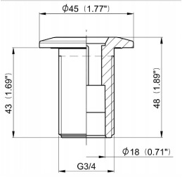 Išleidimo jungtis, bako nutekėjimas, 3 4 vnt