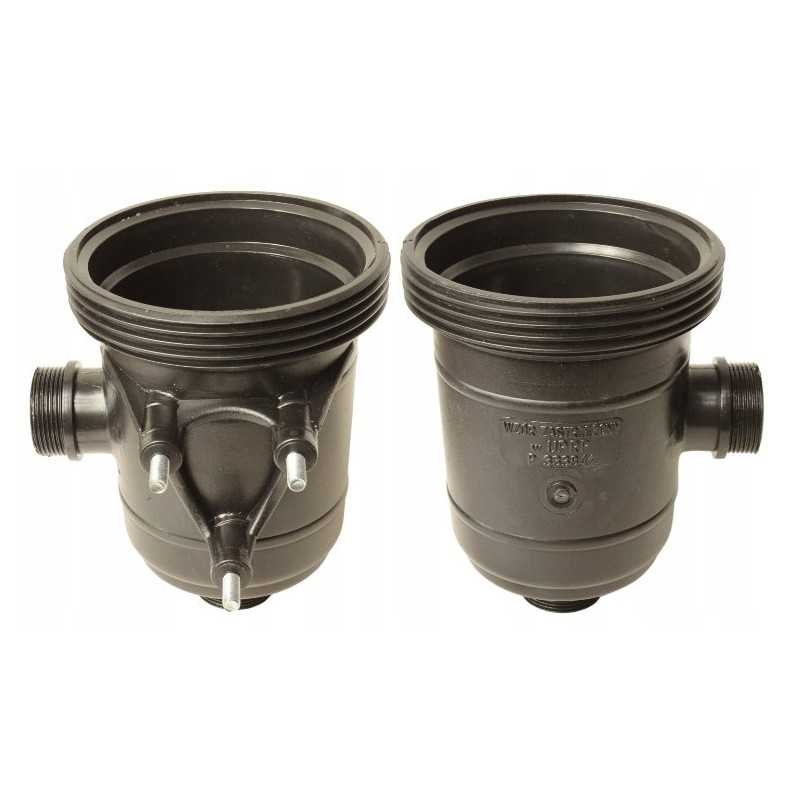 Naujo tipo purkštuvo įsiurbimo filtro korpusas