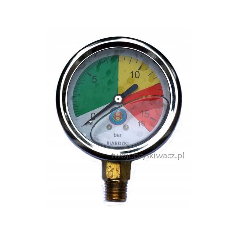 Slėgio matuoklis purkštuvui Biardzki m12x1 5 15bar