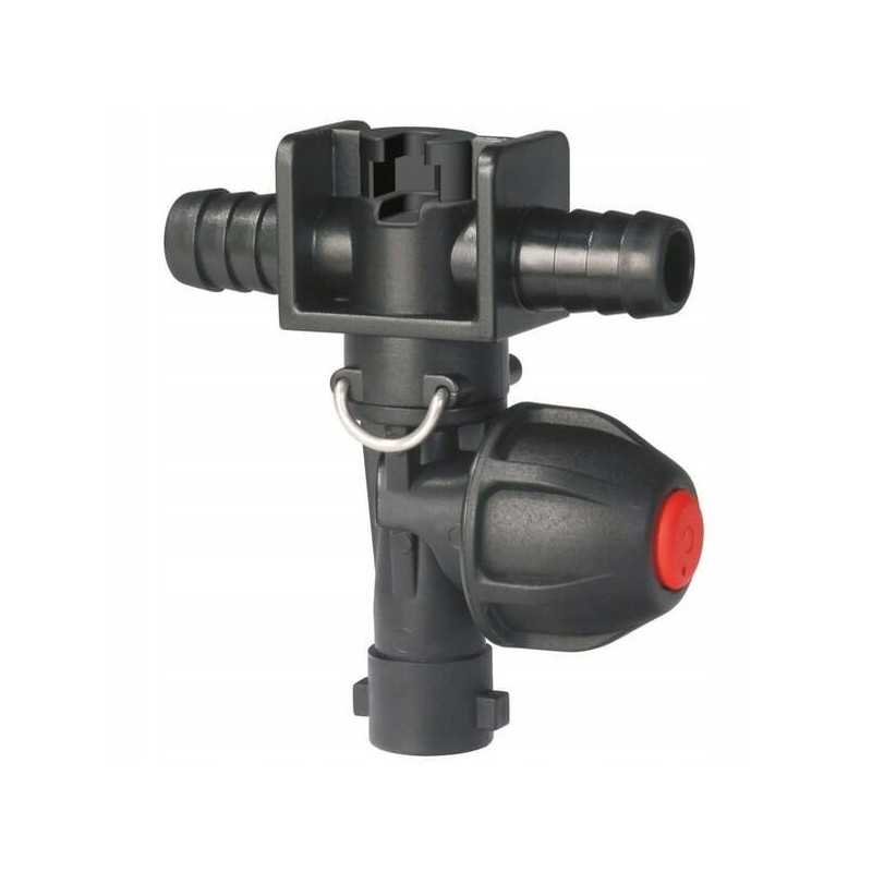 Purškimo laikiklis su 2 15 mm žarnų jungtimis