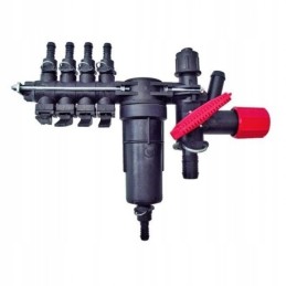 4 sekcijų purkštuvo skirstytuvas