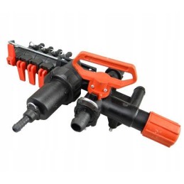 4 sekcijų valdymo vožtuvas su išoriniu filtru