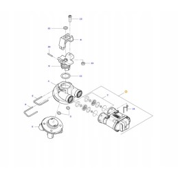 Dvigubas antgalis vožtuvas acp0436190 fendt rogator