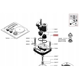 Hardi siurblio vožtuvo sandariklis 34 5x3 5 originalus