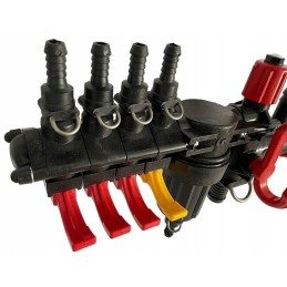 Purkštuvo skirstytuvas, 4 sekcijų, pastovus slėgis