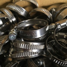 Nerūdijančio plieno sliekinis gnybtas 25 40mm 10x