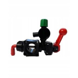 Pastovaus slėgio kolektoriaus sekcija su alkūne