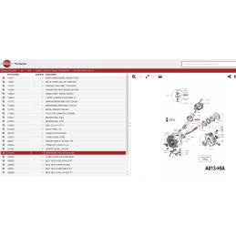 Originali hardi siurblio diafragma siurbliams 361 363