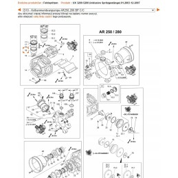Amazone siurblio alyvos rezervuaras UX ZF023