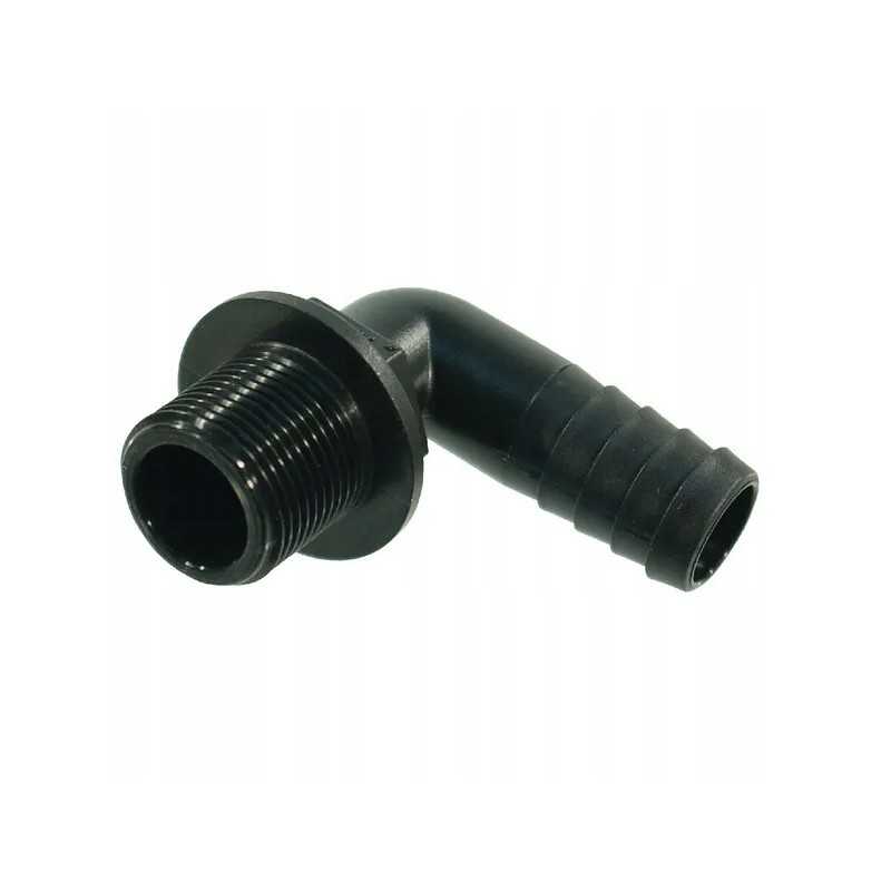 90 3 4 kampinė jungtis 20 mm PVC žarnai