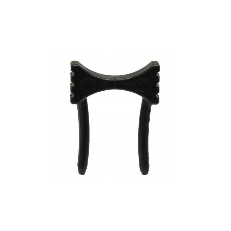 Apsauginis purkštuvo kištuko laikiklis