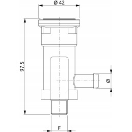 Apsauginis vožtuvas 19x1 2 bsp 10bar arag pilmet