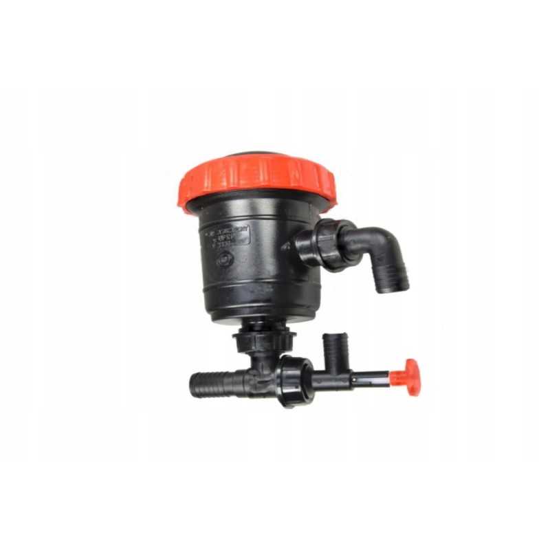 Apatinis purkštuvo filtras su antgalio vožtuvu 25