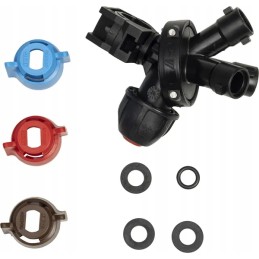 3 padėčių purškimo galvutė 1 2