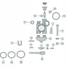 Slėgio reguliatoriaus O žiedas 14 x 2 5
