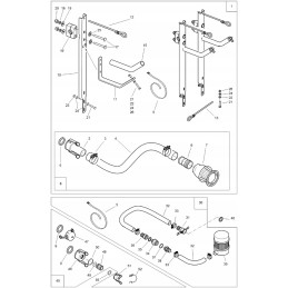 Amazone 2 colių vožtuvas, skirtas ZF1440 purkštuvams