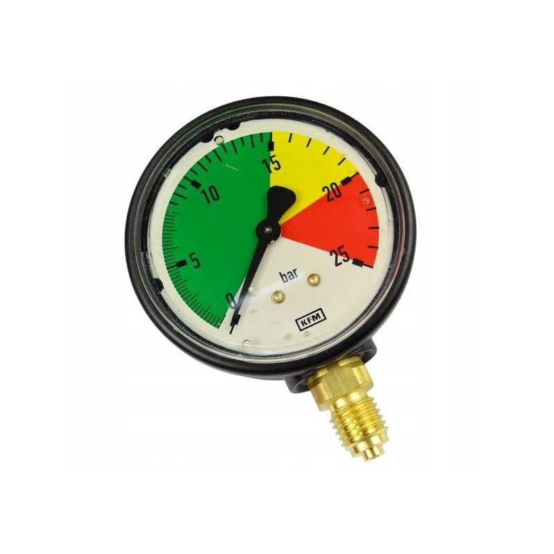 Glicerino slėgio matuoklis purkštuvui 0 25 bar m12x1 5