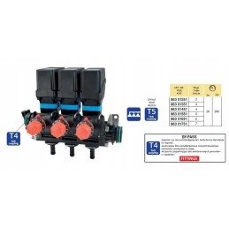 Arag purkštuvo 5 sekcijų solenoidinis vožtuvas