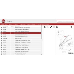 Siurblio galvutė 463 hardi original 11173000