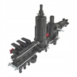 Purškimo skirstytuvas su 4 pastovaus slėgio sekcijomis