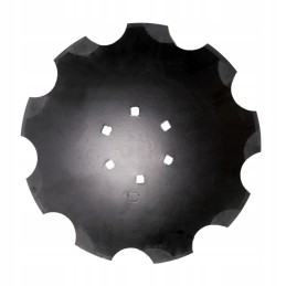 Dantyta plokštė 460 mm x 3 5 mm 6 skylės su 9 plieno coliais