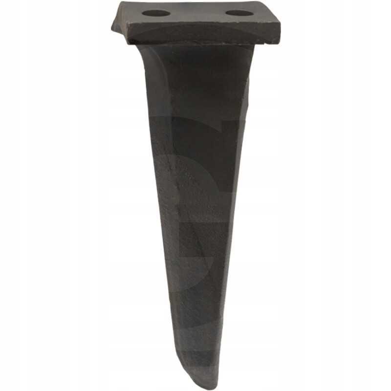 Kairysis akėčių noragas su danga 285 x 90 x 14 m