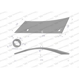 Dešinėje denio prieplaukoje yra dvi skylės, skirtos naudoti su ESC