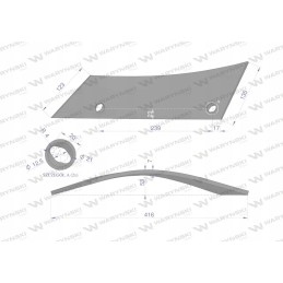 Dešinėje denio prieplaukoje yra dvi skylės, skirtos naudoti su ESC