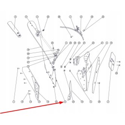 6911150930020 ilga liejimo lentos krūtinė, dešinė
