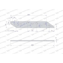Galinis kairysis slydimas, pritaikymas p0739 Unia XL Waryns