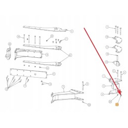 Kk015841 įprasta 6 kampų veržlė M24