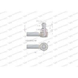 Case john deere n Olandijos strypo galo jungtis