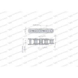 Ritininė grandinė 12b 1 90ps bizon 5040995850 prof