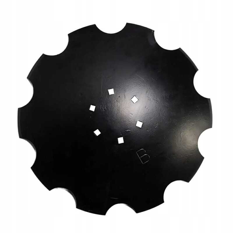 Dantyta plokštelė 510 mm x 3 5 mm 6 skylės iš 10