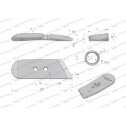 Kaltas, kairysis plūgo dangtis, kvernelio naudojimas