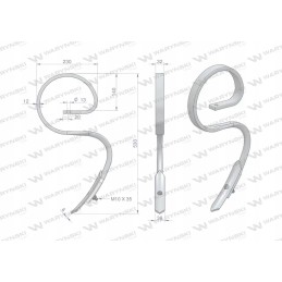Spyruoklinis dantis 32x12 Warynski 0413