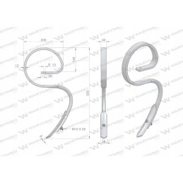 Spyruoklinis dantis 32x12 Warynski 0413