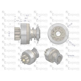 Spark MSX 233 Expom starterio movos mazgas