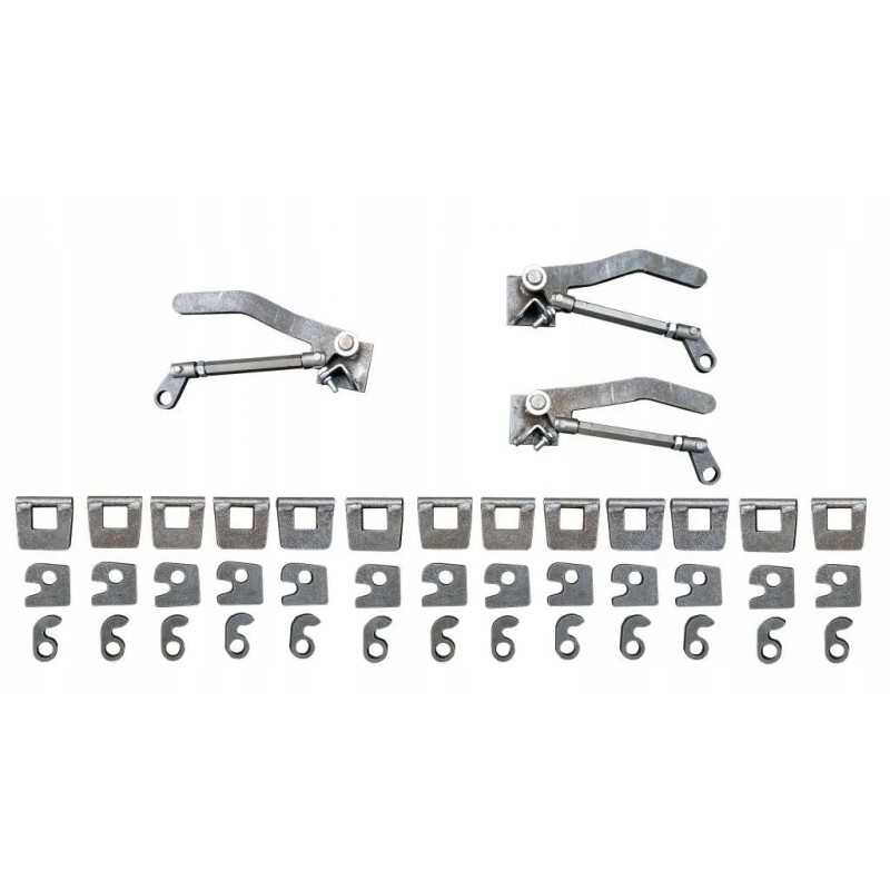 Priekabos dugno angos vyriai iš 3 pusių, 70mm