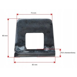 Priekabos dugno angos vyriai iš 3 pusių 83mm