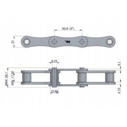 Grandinė 216b 3ps rulonų presas Krone Warynski