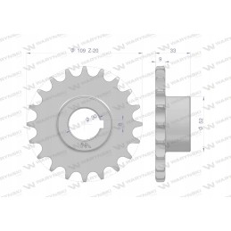 Grūdinto plieno grandinės ratas su 20 5 8 fi 30 5