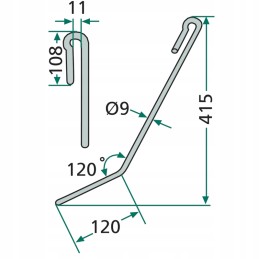 Granito sėjimo diskas, trumpas ii iii